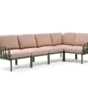 Divano Komodo 5 Agave - Rosa Quarzo