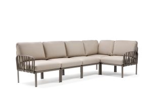 Divano Komodo 5 Tortora - Canvas Sunbrella
