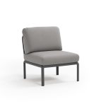 Poltrona Komodo Elem Centrale Antracite - Grigio Komodo