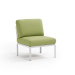 Poltrona Komodo Elemento Centrale Bianco Avocado