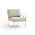 Poltrona Komodo Elemento Terminale Bianco Tech Panama dx/sx