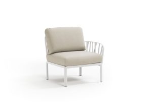 Poltrona Komodo Elemento Terminale Bianco Tech Panama dx/sx