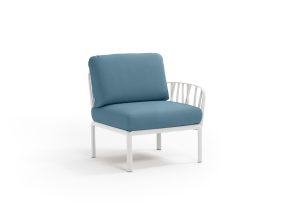 Poltrona Komodo Elemento Terminale Bianco Adriatic sx/dx