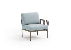 Poltrona Komodo Elemento Terminale Tortora Ghiaccio Dx/Sx