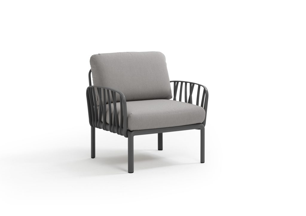 Poltrona Komodo Antracite Grigio