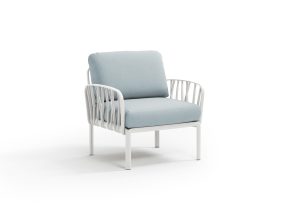 Poltrona Komodo Bianco Ghiaccio