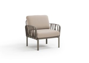 Poltrona Komodo Tortora Canvas