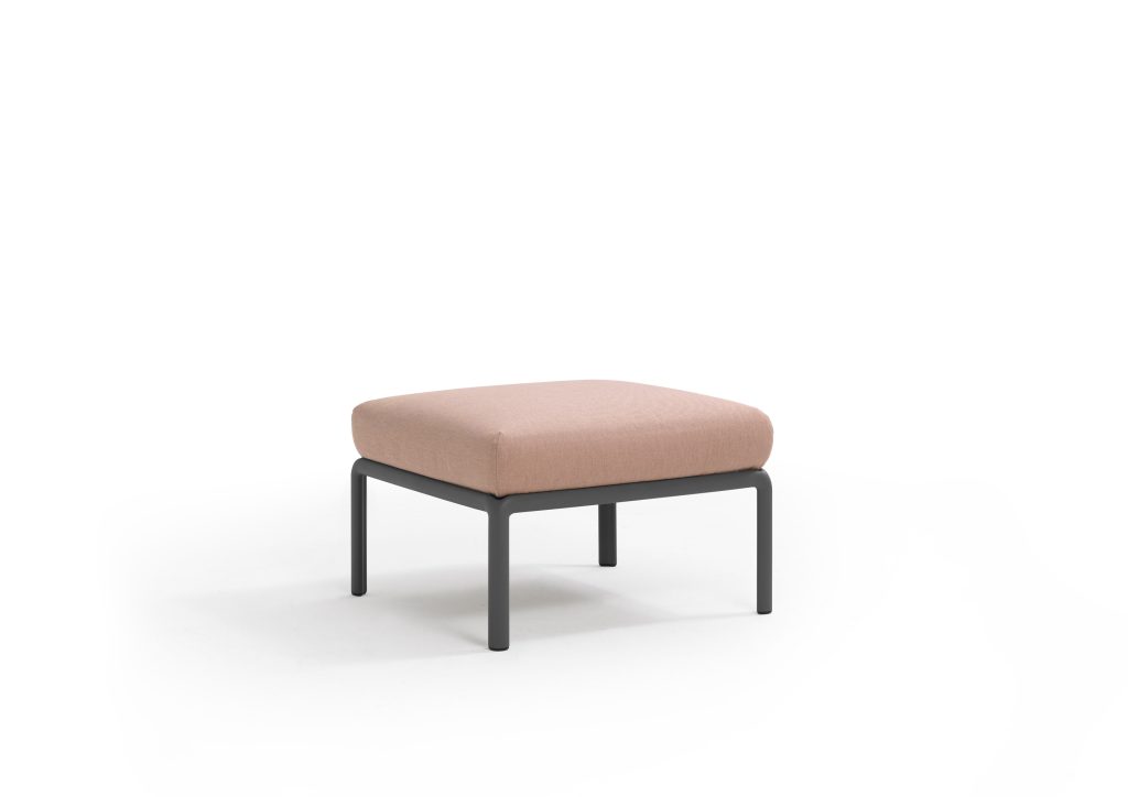 Pouf Komodo Antracite Rosa Quarzo