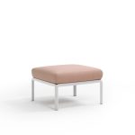 Pouf Komodo Bianco Rosa Quarzo