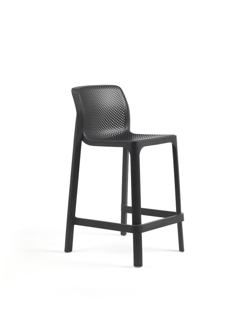 Sgabello Net Stool Mini Antracite