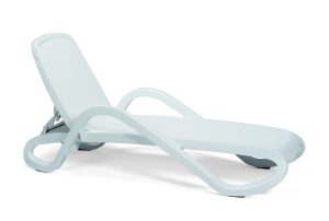 Lettino Alfa Bianco Bianco
