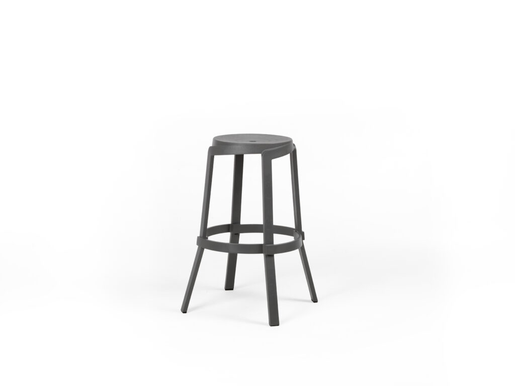 Sgabello Stack Maxi Basalto