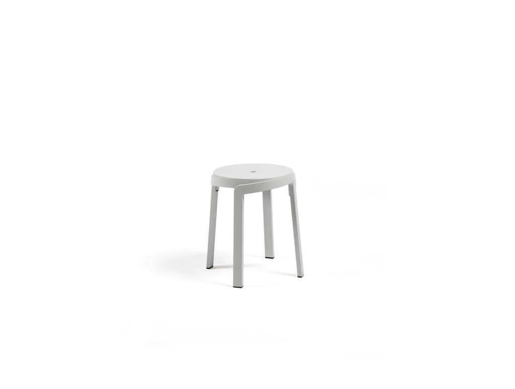 Sgabello Stack Mini Gesso