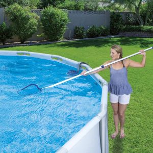 Kit Pulizia Piscina Aspiratore e Skimmer