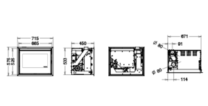 Inserto a pellet Esprit 540 - Thermorossi