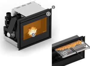 Inserto a pellet Esprit 540 - Thermorossi