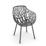 Poltrona Forest Fast grigio metallo