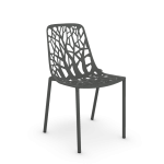Sedia Forest Fast Grigio Metallo
