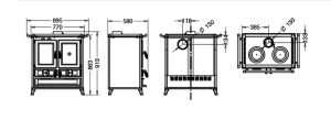 Cucina a legna - Thermorossi Klaretta Evo