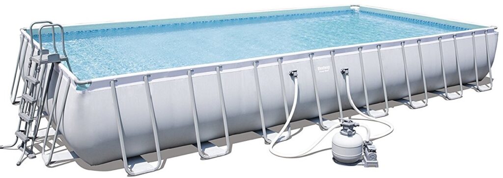 Piscina Power Steel 549 x 274 x 122 cm con Filtro a Sabbia