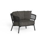 Poltrona Moon Alu Living Talenti Grafite