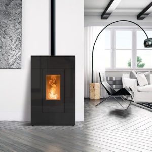 Stufa a pellet - Thermorossi SlimQuadro Lumia Cristallo