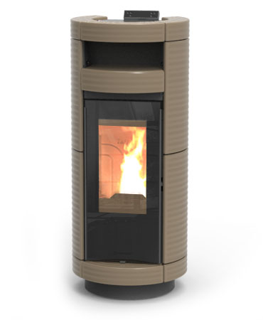 Stufa a pellet - Thermorossi Dorica Supreme Maiolica Natural Air