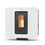Stufa a pellet SlimQuadro 9 Cristallo