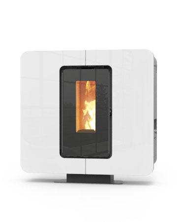 Stufa a pellet SlimQuadro 9 Cristallo