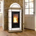 Stufa a pellet Lienz Plus Evo Bianco Tortora
