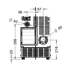 Stufa a pellet Saint Moritz Air