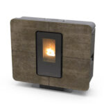 Stufa a pellet SlimQuadro 9 Terra