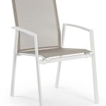 Sedia Con Braccioli Cruise Bianco