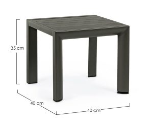 Tavolino Konnor 40x40 Antracite