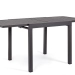 Tavolo Allungabile Pelagius 83-166x80 Antracite Bizzotto