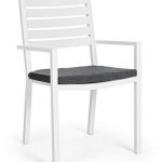 Sedia con Braccioli Helina Bianco