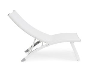 Poltrona Lounge Reclinabile Taylor Bianco
