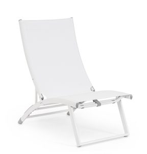 Poltrona Lounge Reclinabile Taylor Bianco