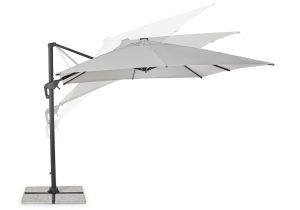 Ombrellone Braccio Ines3x3 Ant-Gr Ch Led