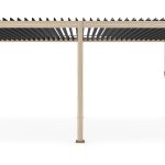 Pergola in Alluminio Ocean 3.6x6 Natural-Antracite