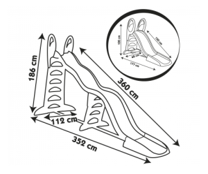 Scivolo Megagliss 2 in 1