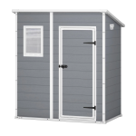 Casetta Giardino Manor Pent 6x4 Grigio - Keter
