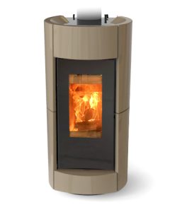 Stufa a legna Chic Wood Tortora - Thermorossi
