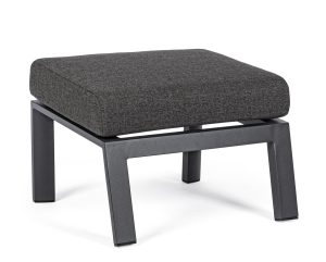 Puff Ottoman Con Cuscino KLEDI Antracite