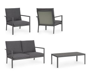 Set Salotto Konnor Antracite