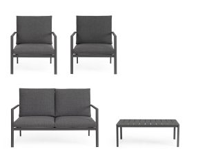 Set Salotto Konnor Antracite