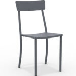 Sedia Mogan Grigio Antico