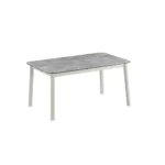 Tavolo Oron 185/245 x 100 Sablè Cemento