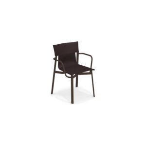 Poltroncina Breeze Nera Text Liquirizia