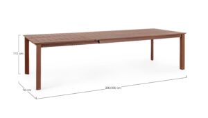 Tavolo Allungabile Konnor 200-300X110 Barn